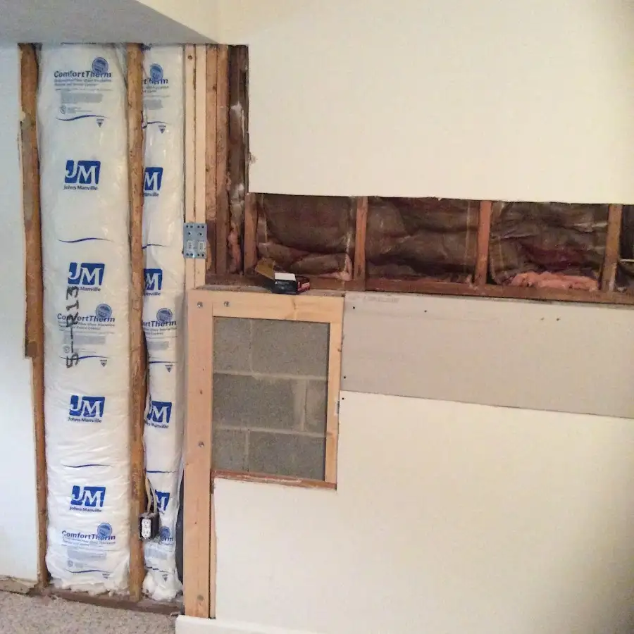 Wall insulation replacement during Structural Drying in Slidell